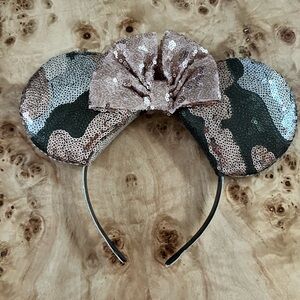 Camo Sequin Disney / Mickey Ears